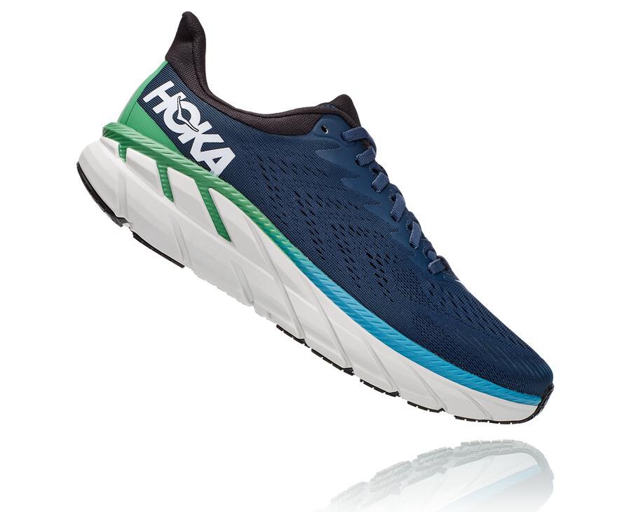 Tenis Hoka One One Hombre Azul Marino - Clifton 7 - ASPF91506